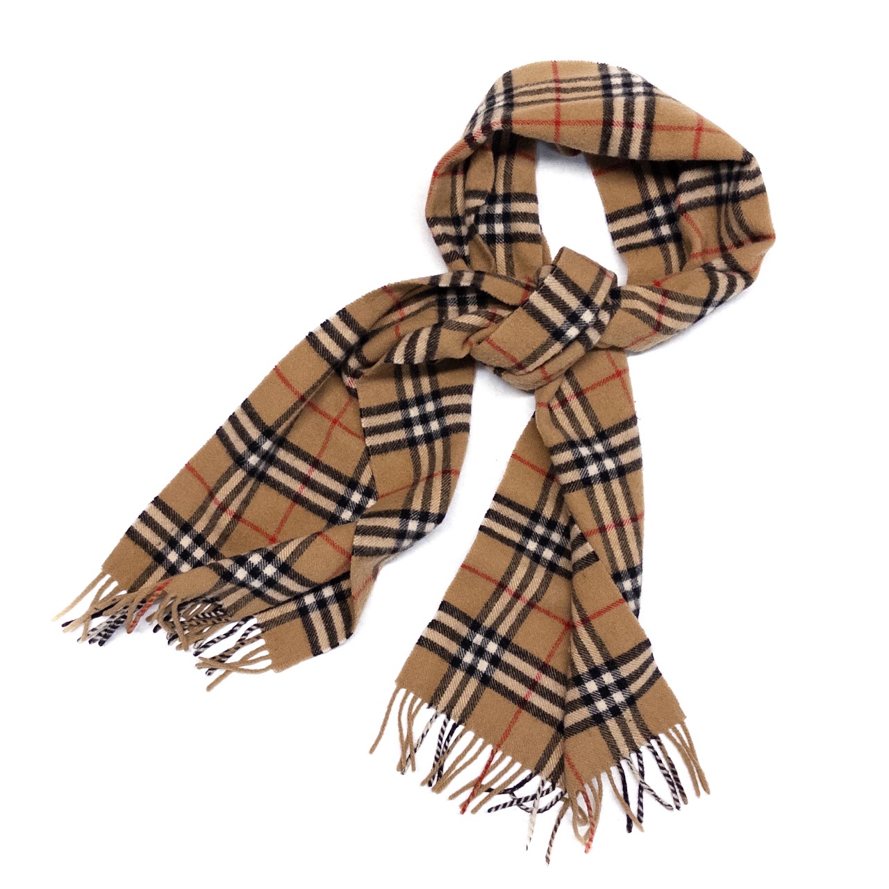 Burberry Tartan Check Lambswool Scarf