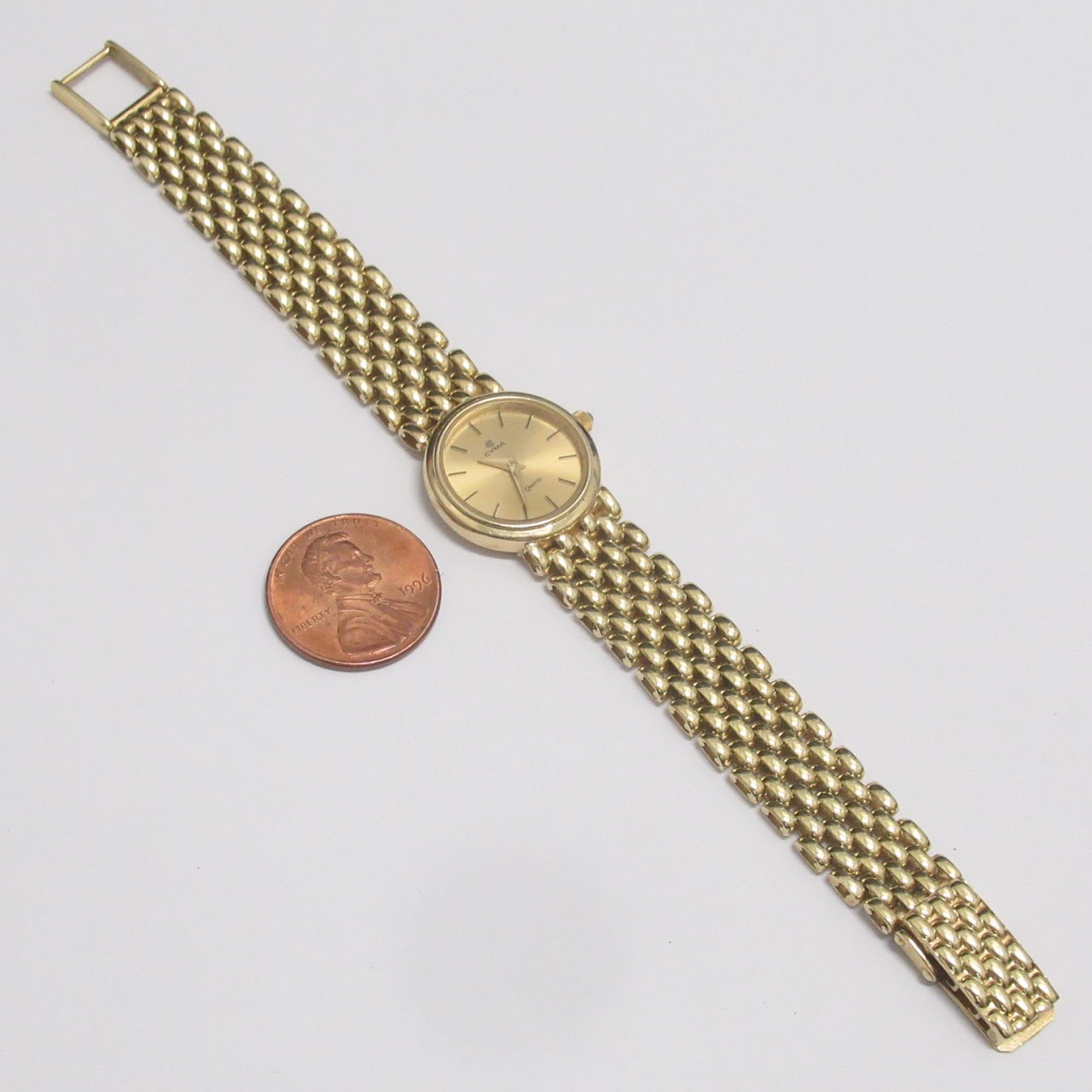 14K Gold Cyma Watch