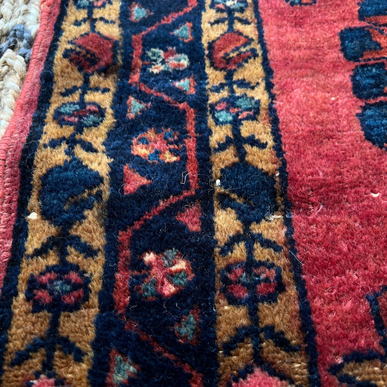 Wool Floral Area Rug