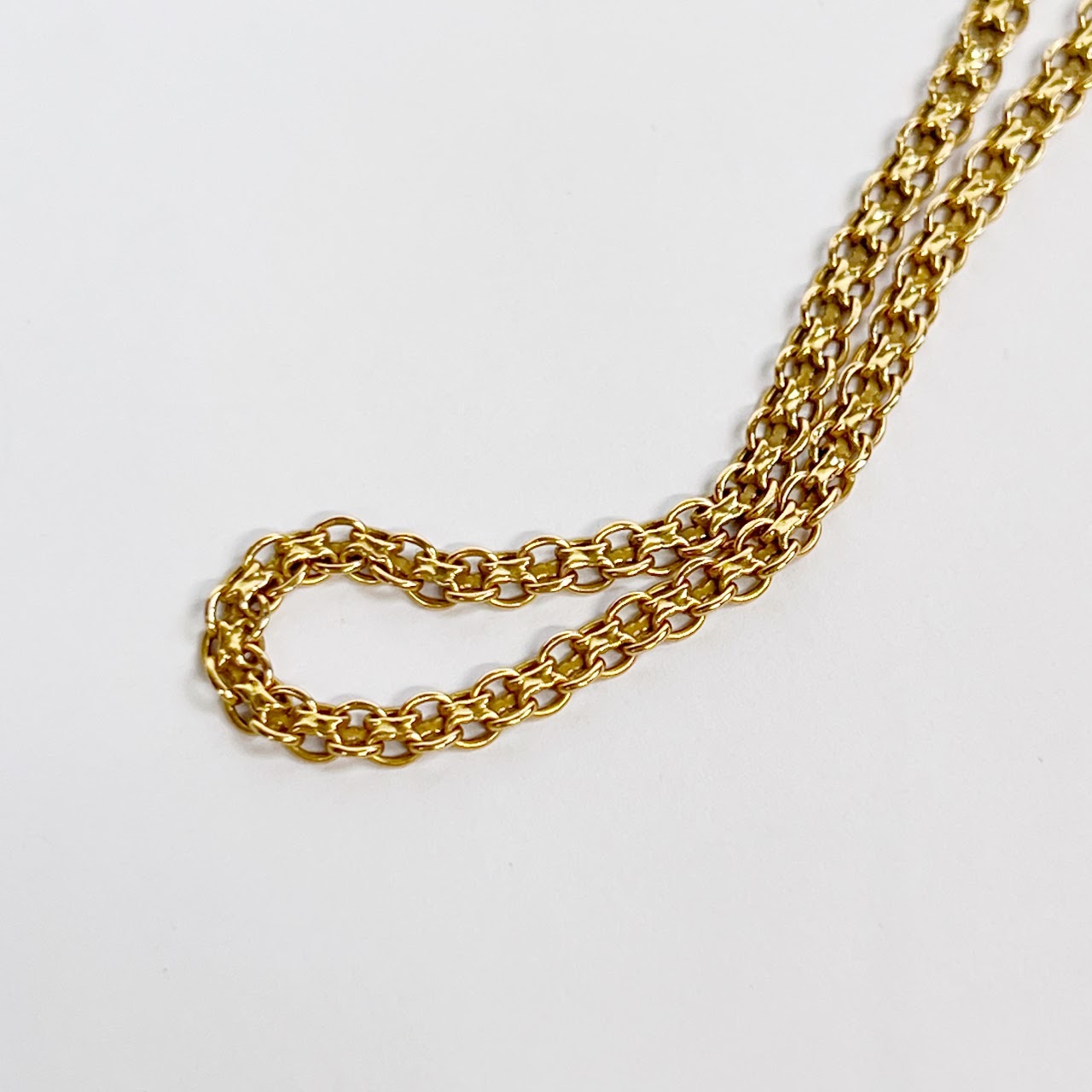 14K Gold Mesh Link Bracelet