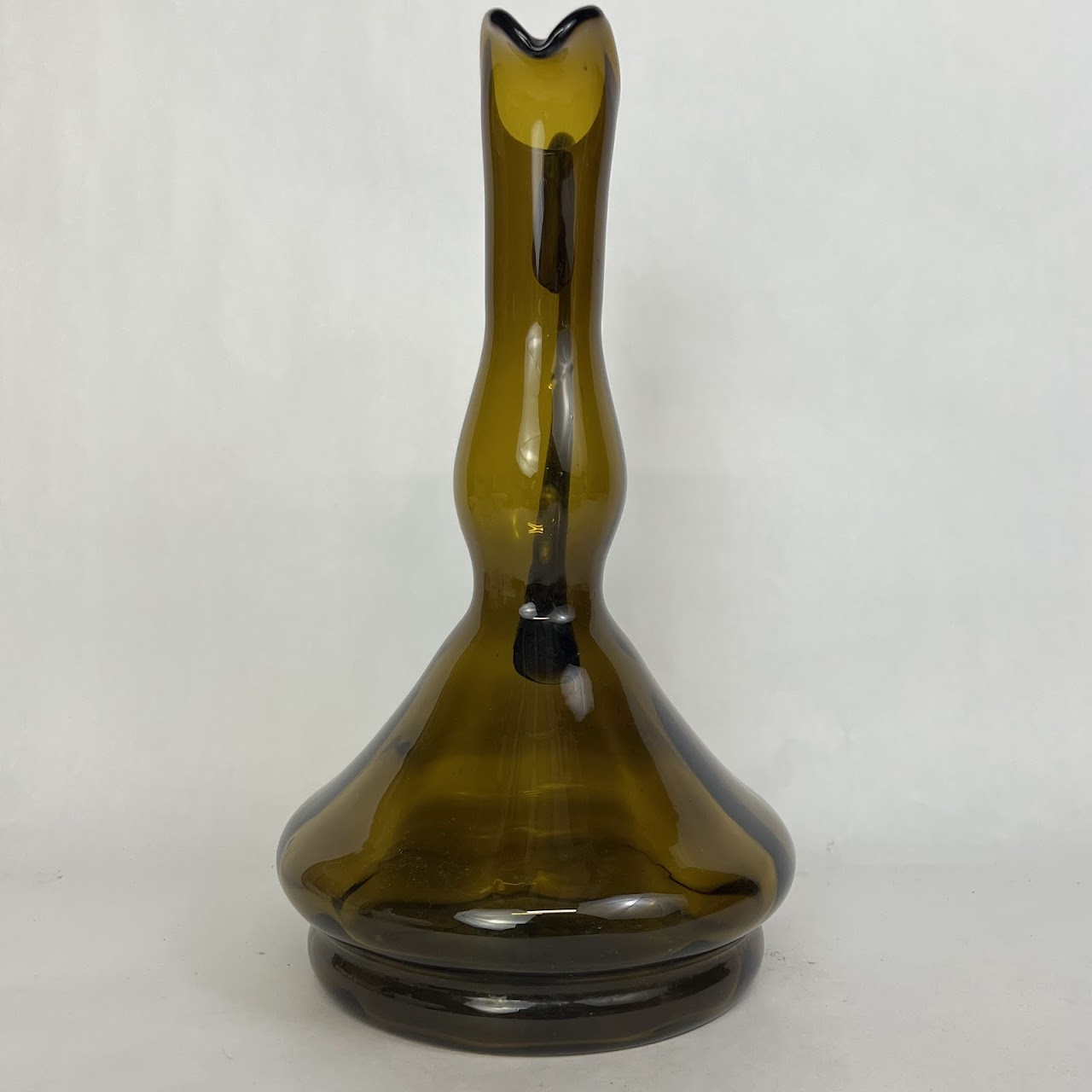 Mid-Century Blown Glass Ewer Pitcher