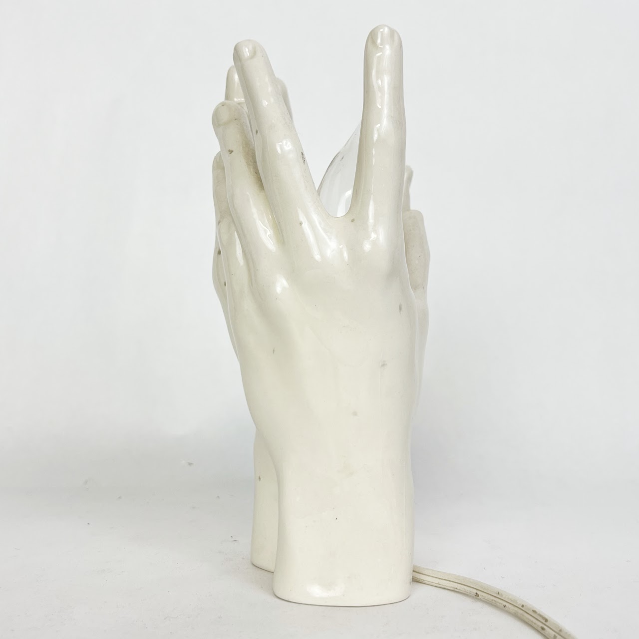 Nancy Funk Ceramics Vintage Hand Lamp