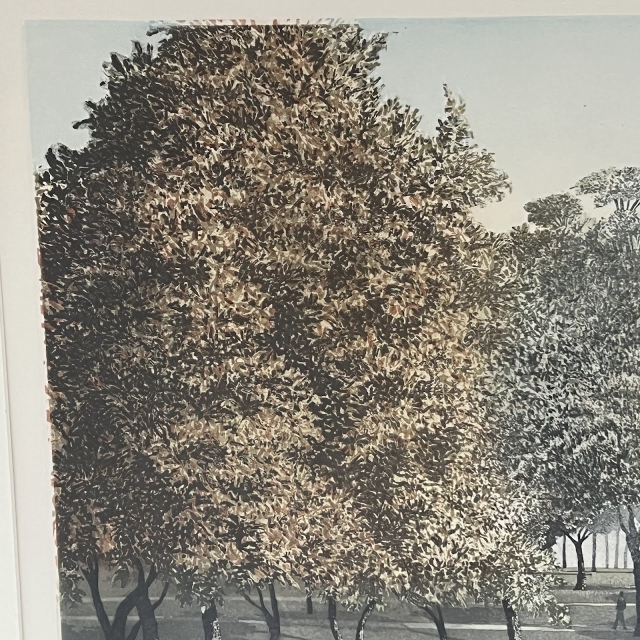 Peter Eastham 'Park II' Signed Aquatint Etching