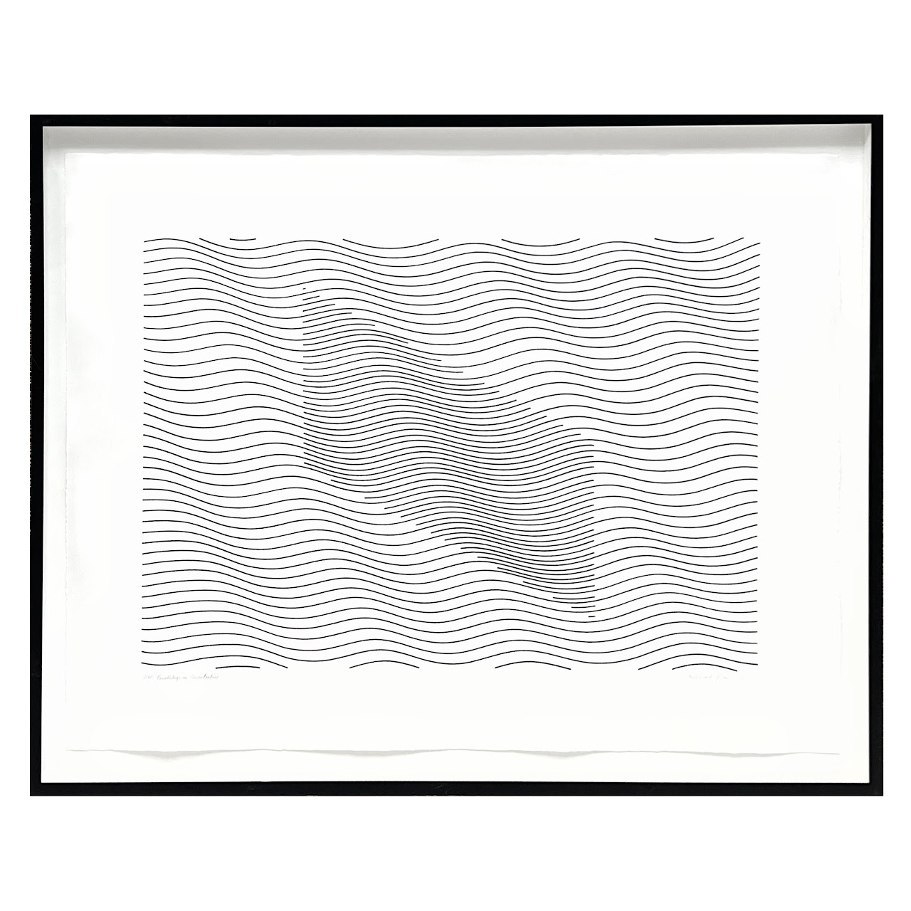 McDonald (Mackey Jeffries) Bane 'SW: Parallelogram Concentration' Signed India Ink Drawing