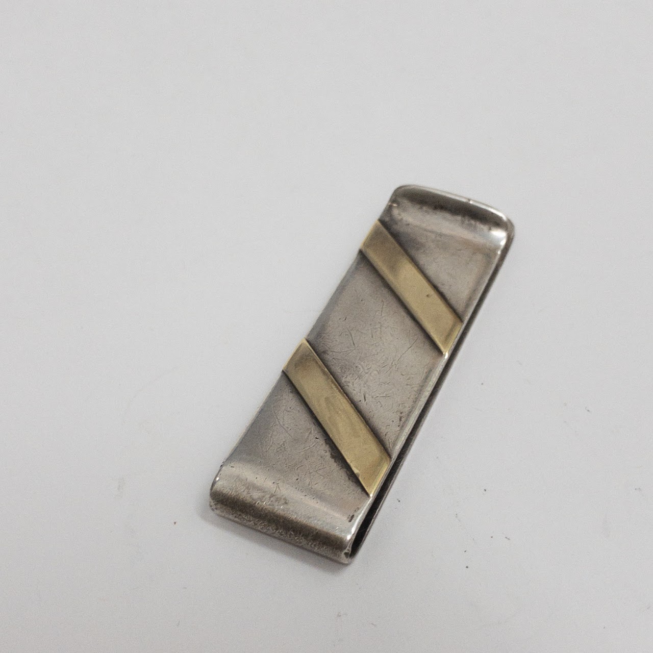 Sterling Silver & 14K Gold Money Clip