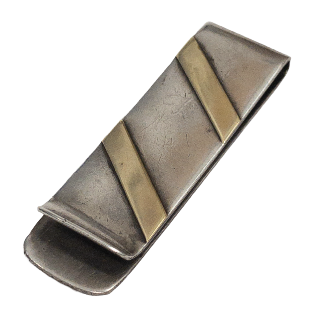 Sterling Silver & 14K Gold Money Clip