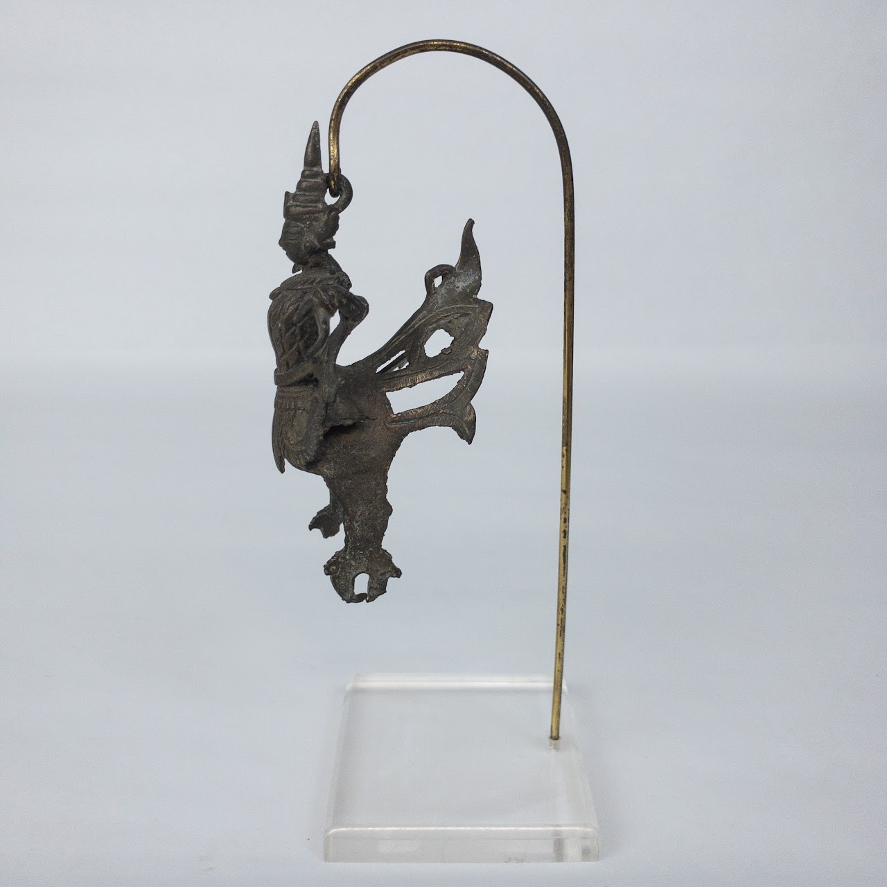 Burmese Bronze Kimmara Loom Pulley Fragment