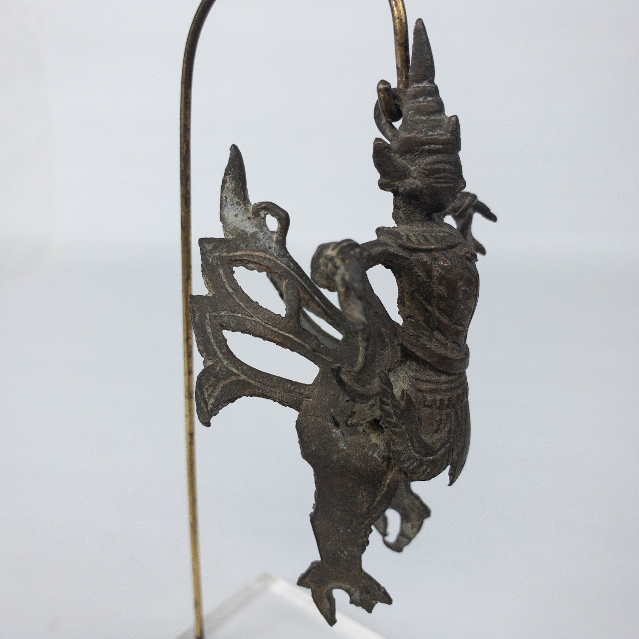 Burmese Bronze Kimmara Loom Pulley Fragment