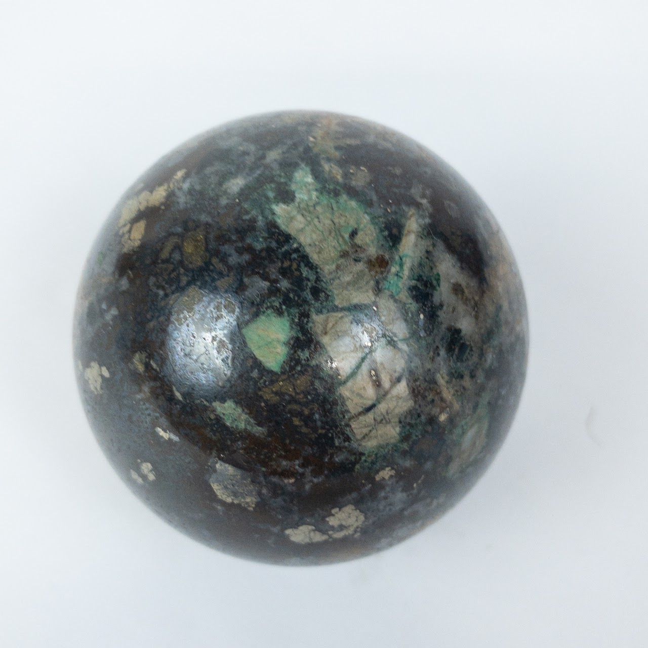 Set Of Three Fossilized Mineral Balls