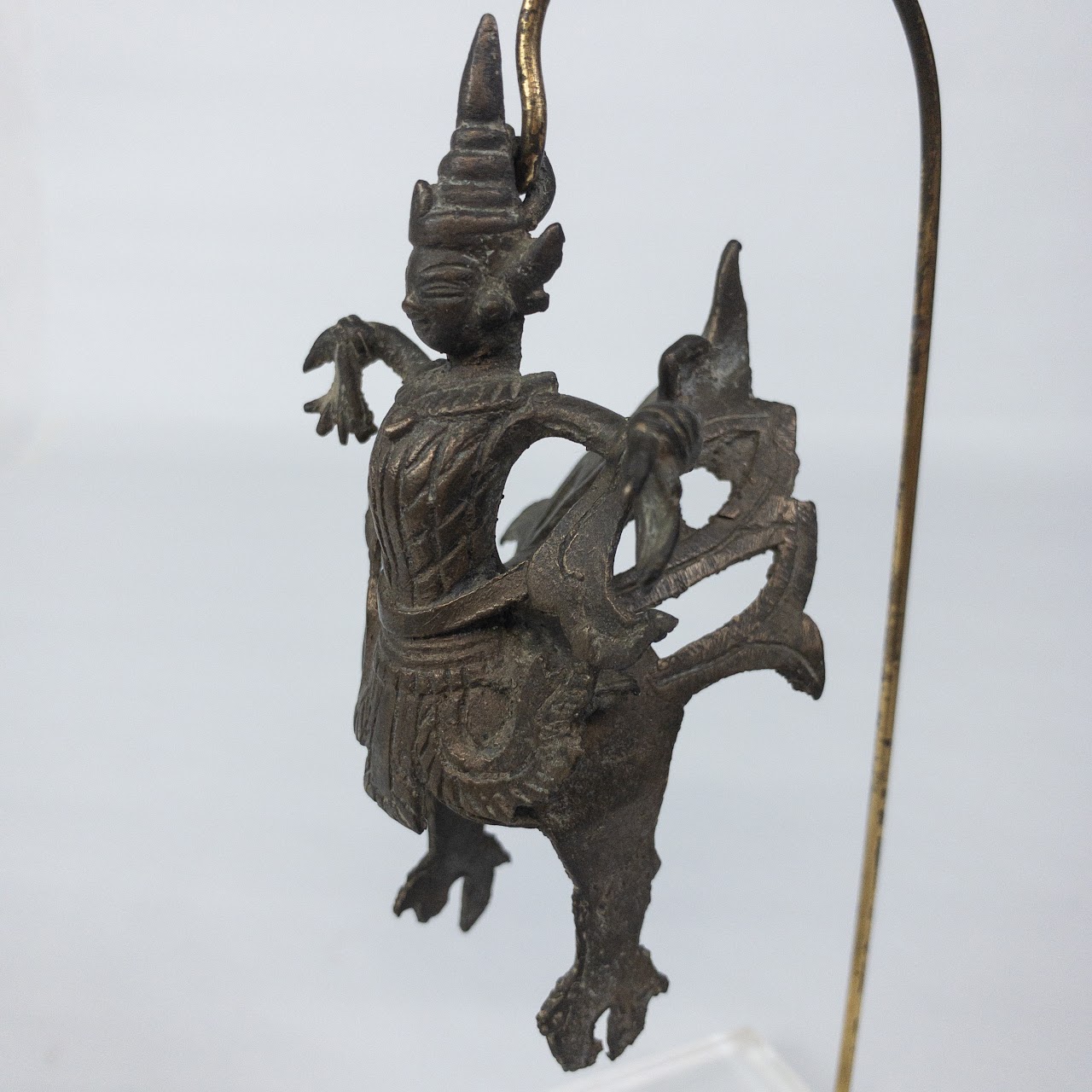 Burmese Bronze Kimmara Loom Pulley Fragment