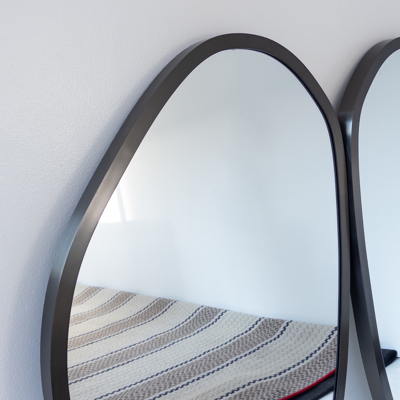 Contemporary Biomorphic Wall Mirror Pair