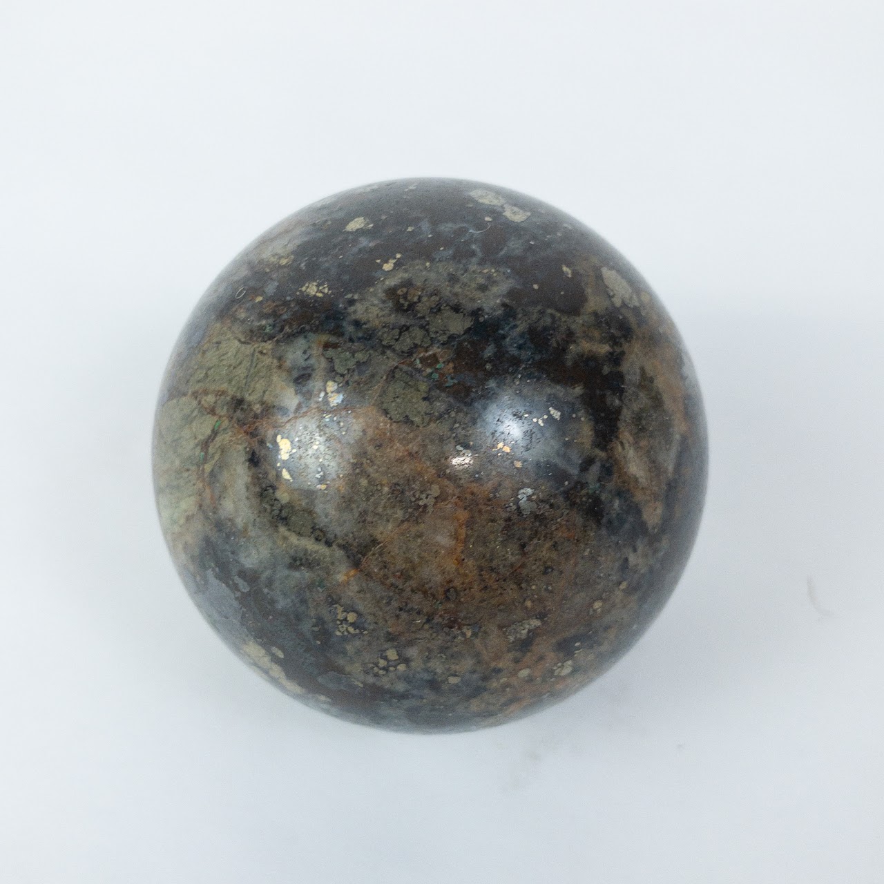 Set Of Three Fossilized Mineral Balls