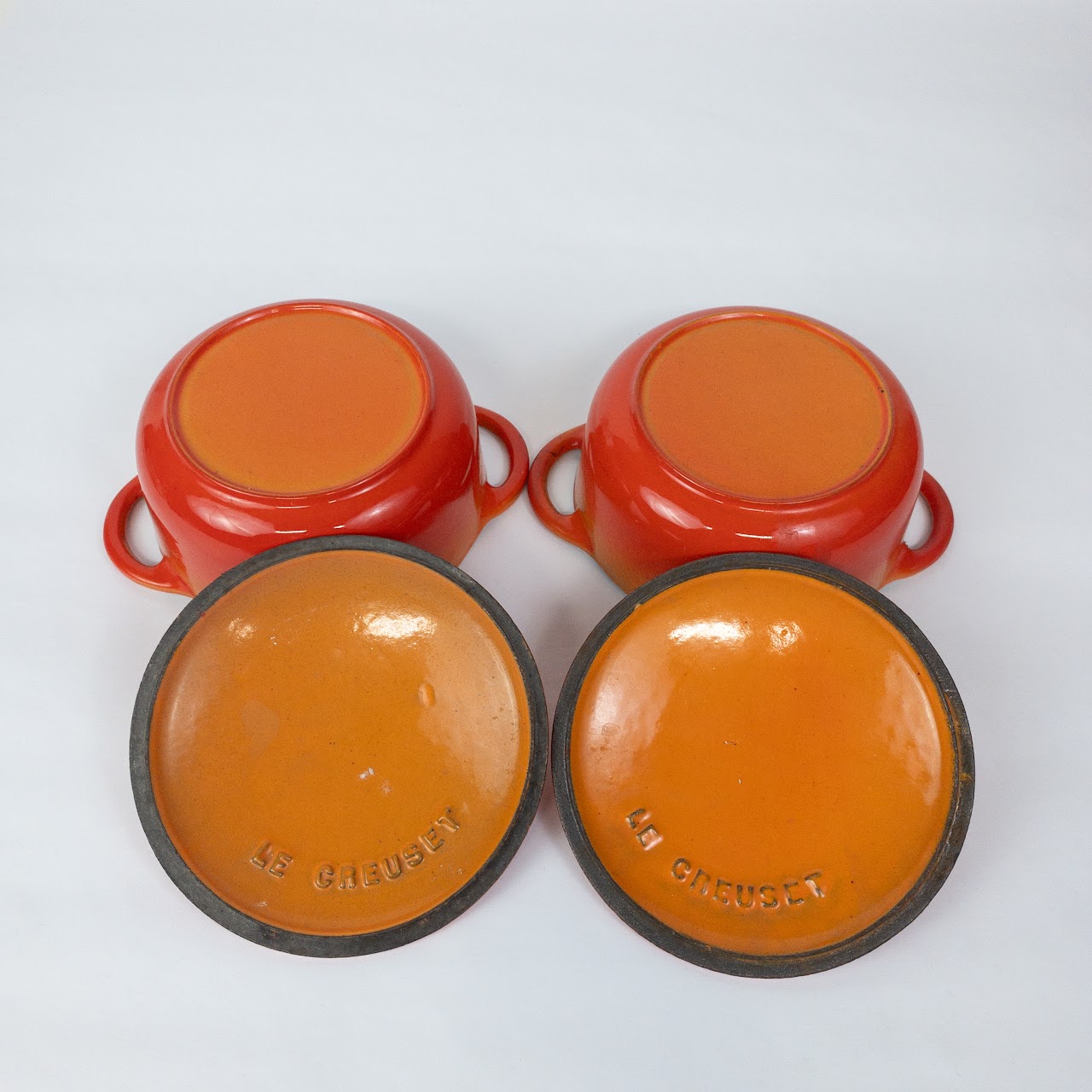 Le Creuset Enameled Cast Iron Cocotte Pair #1