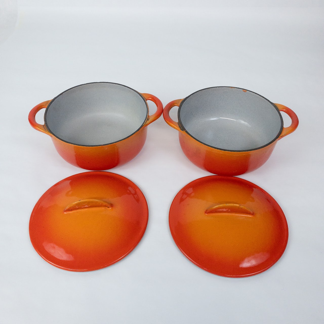 Le Creuset Enameled Cast Iron Cocotte Pair #1