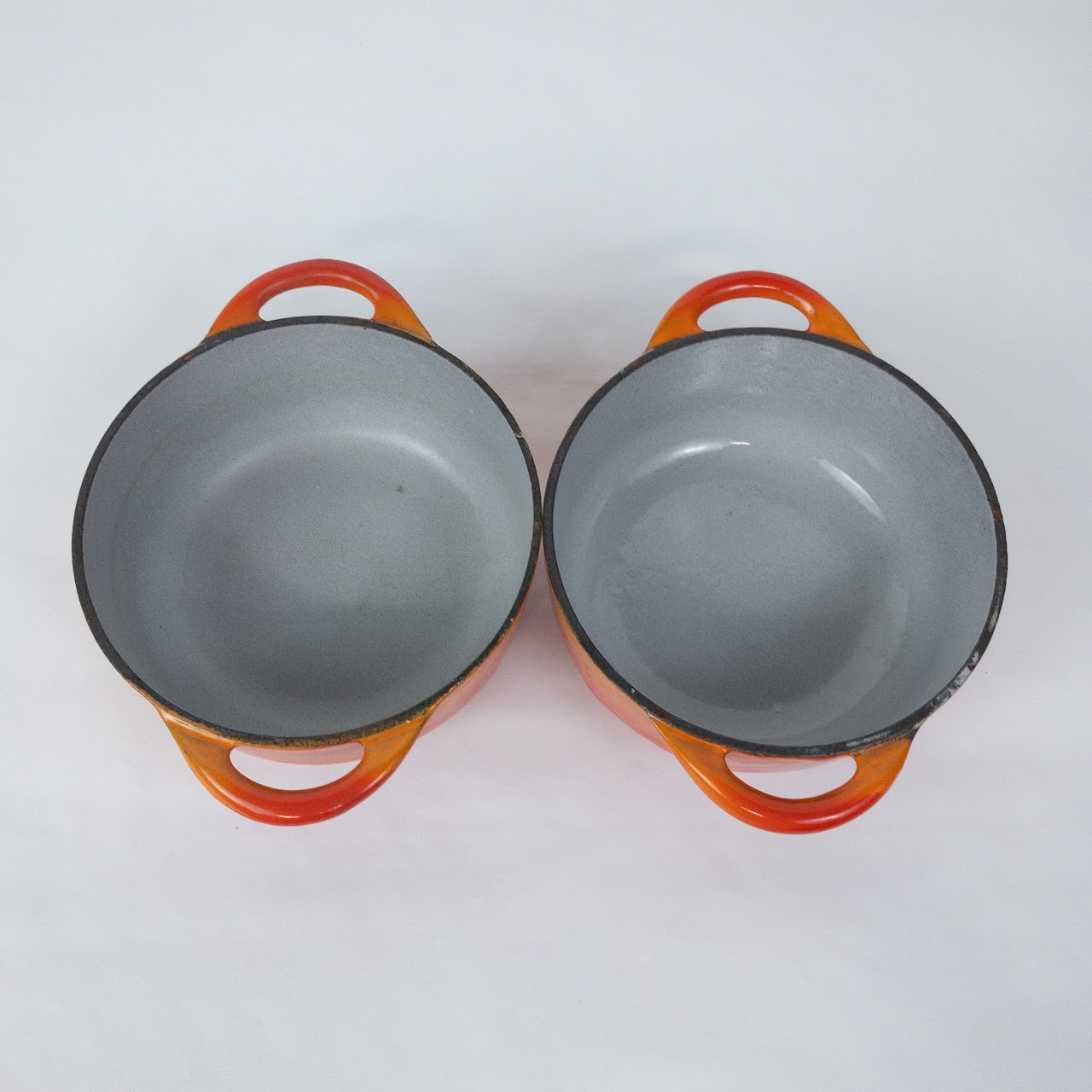 Le Creuset Enameled Cocotte Pair #1