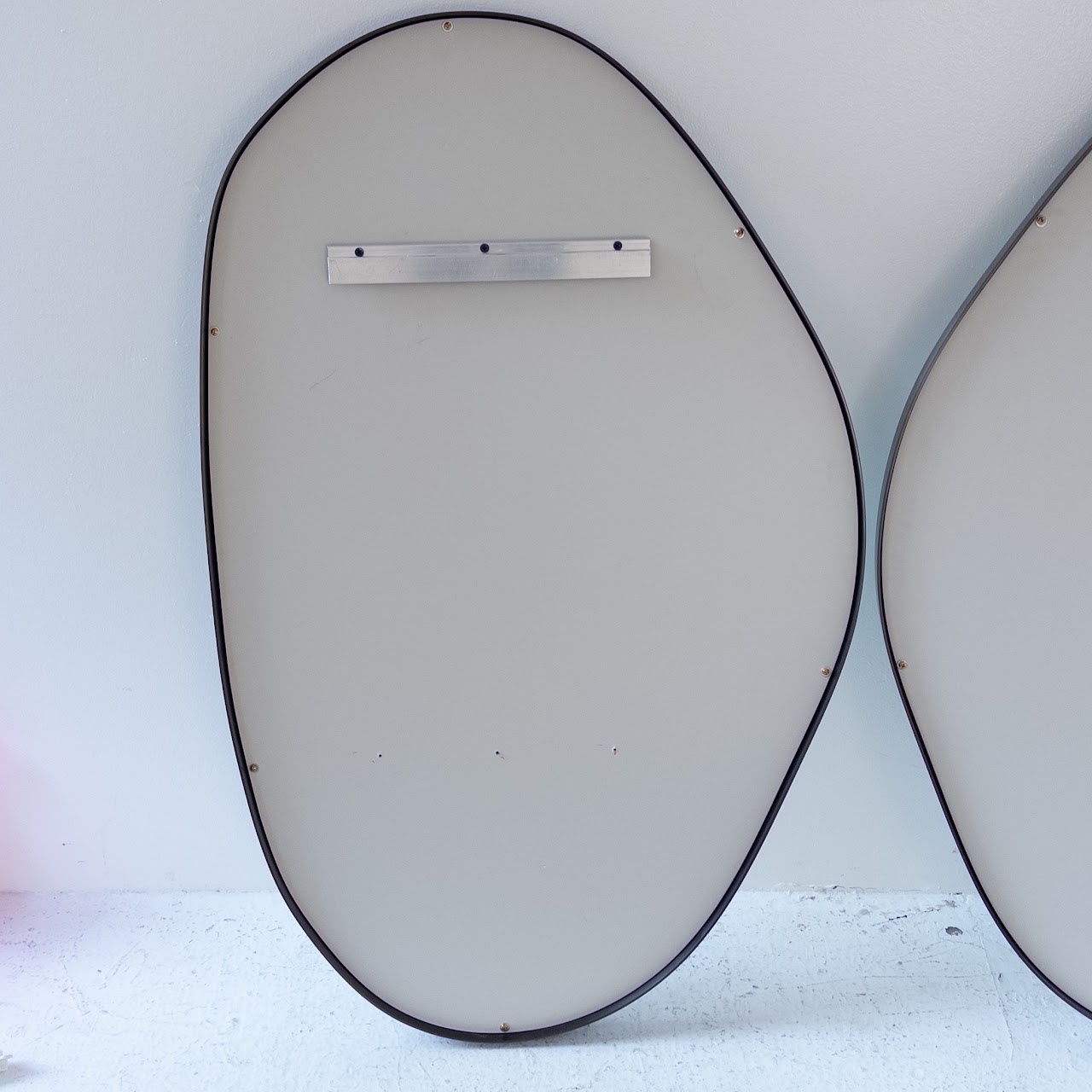 Contemporary Biomorphic Wall Mirror Pair