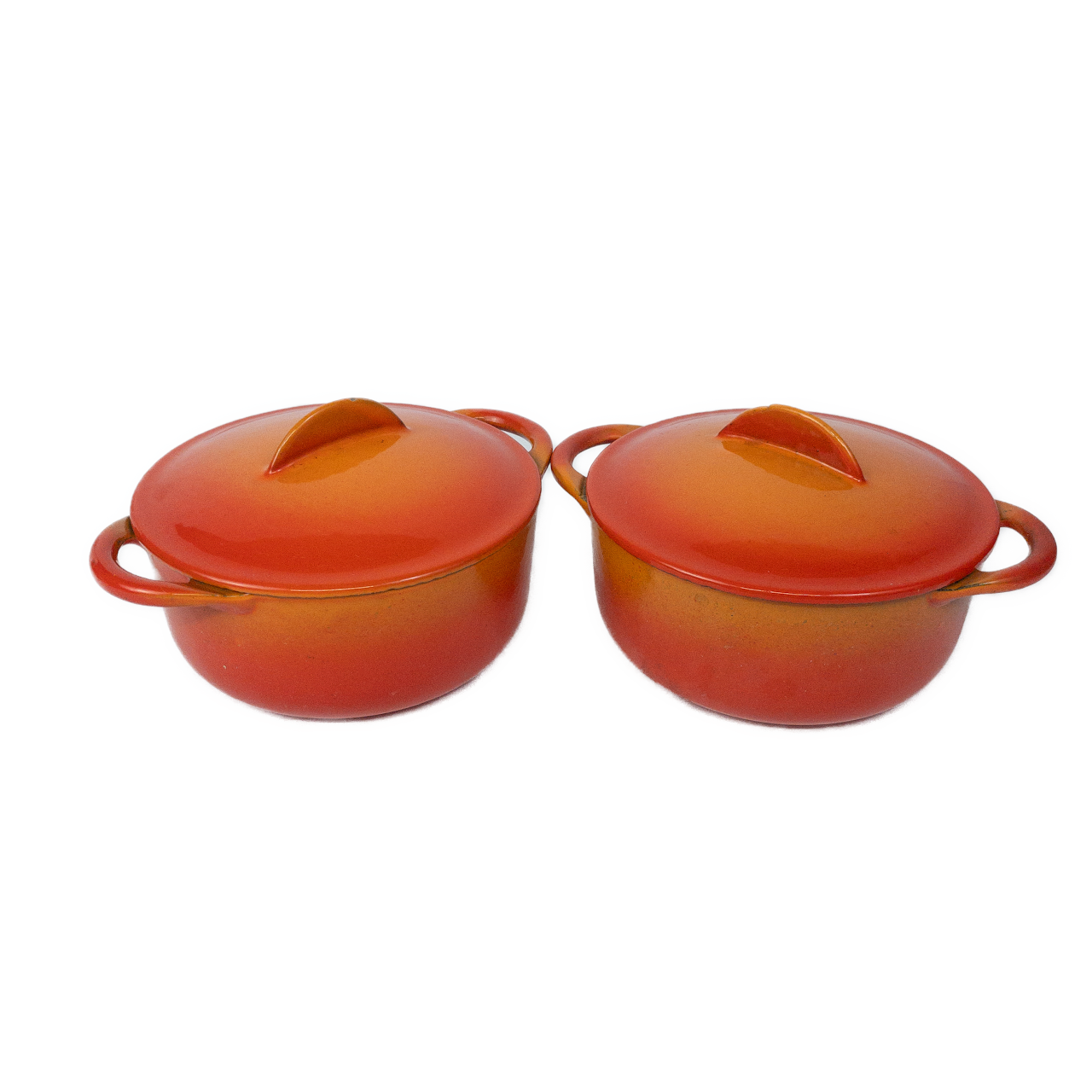 Le Creuset Enameled Cast Iron Cocotte Pair #1