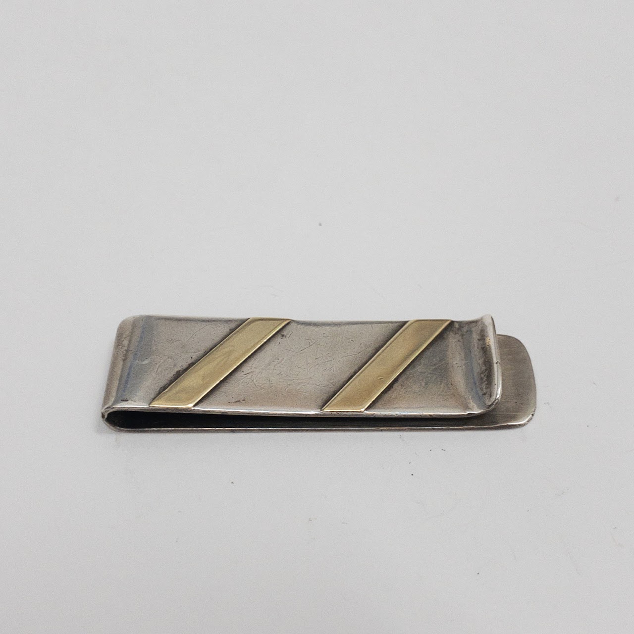 Sterling Silver & 14K Gold Money Clip