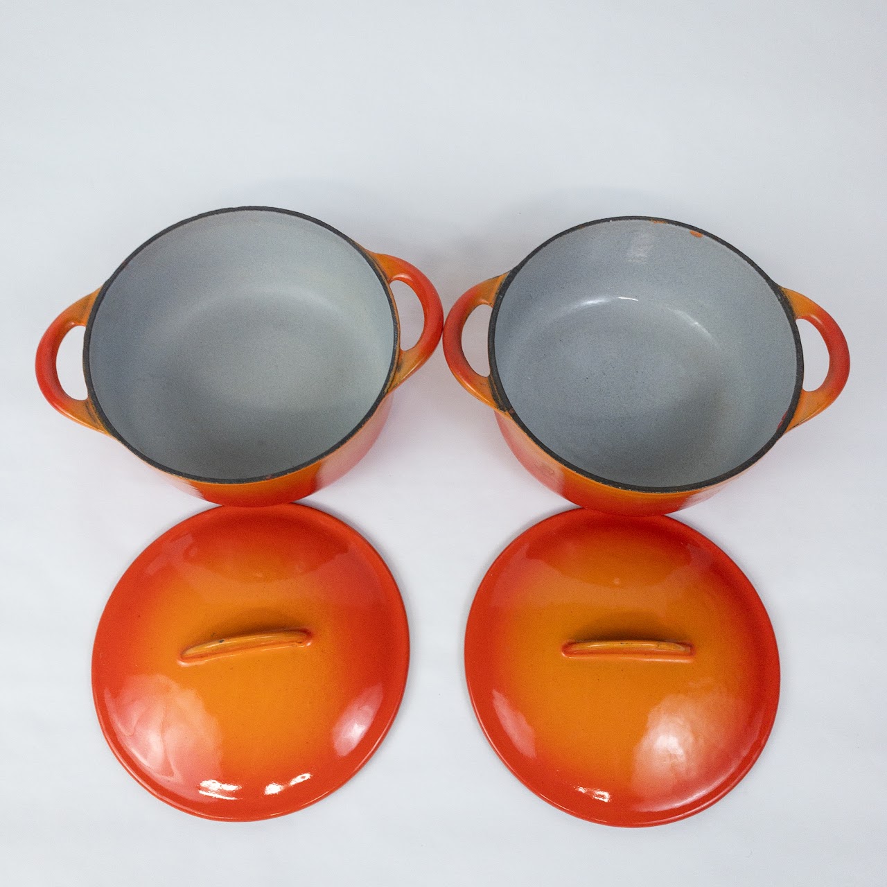 Le Creuset Enameled Cast Iron Cocotte Pair #1