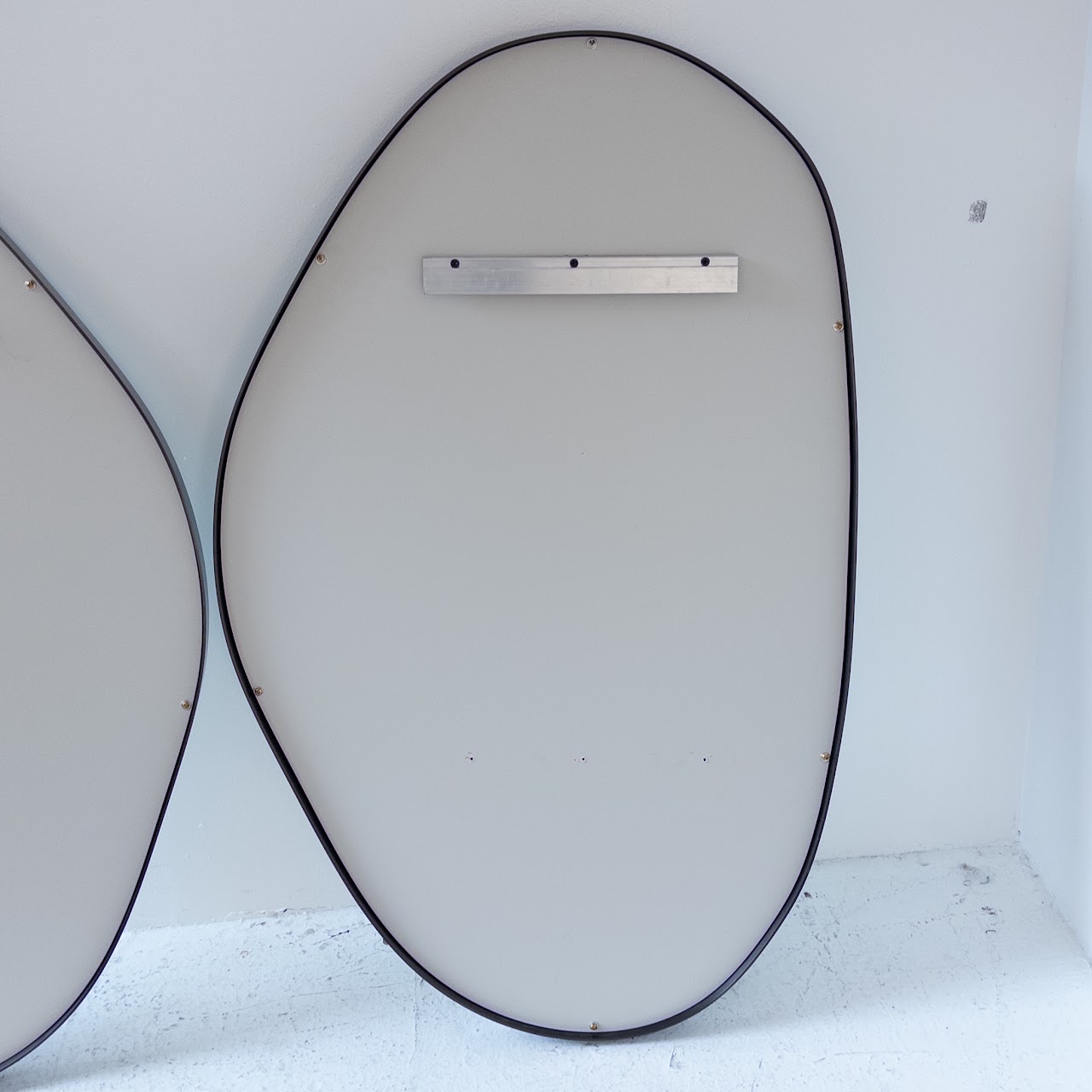 Contemporary Biomorphic Wall Mirror Pair