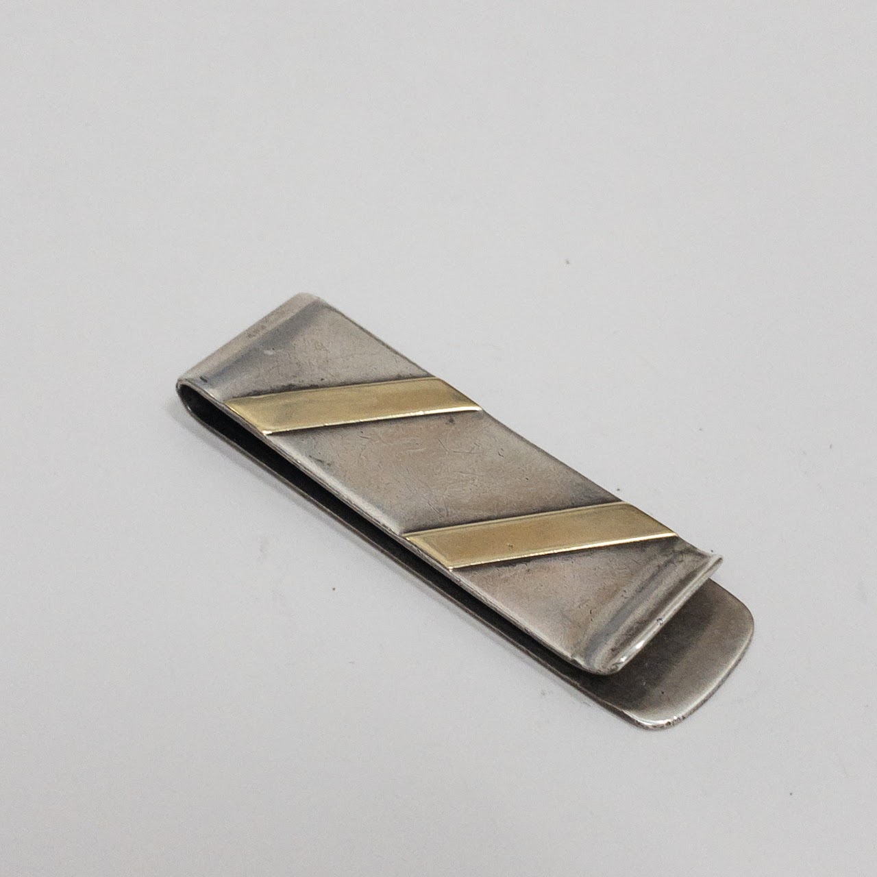 Sterling Silver & 14K Gold Money Clip