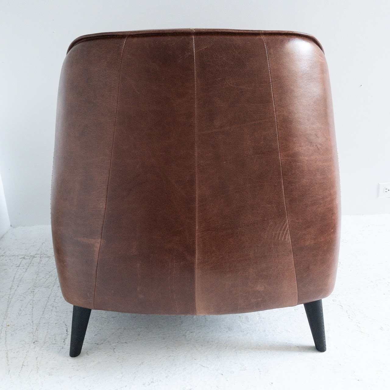 Faux Leather Chunky Arm Chair # 2