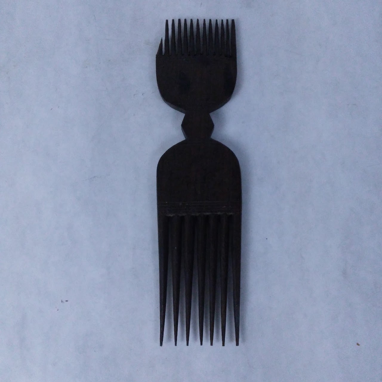 African Carved Wood Comb Lot #2