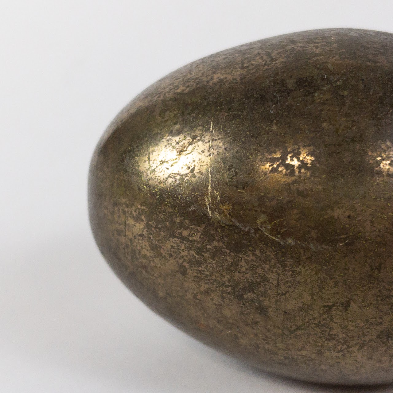 Carl Auböck Mid-Century Modern Brass Egg Paperweight