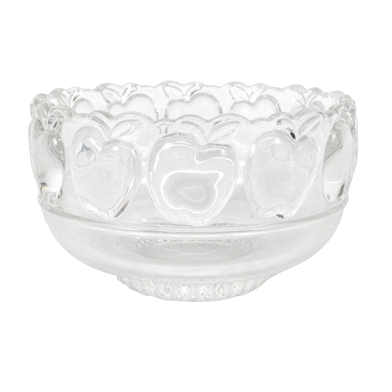 Tiffany & Co. Crystal Apple Bowl