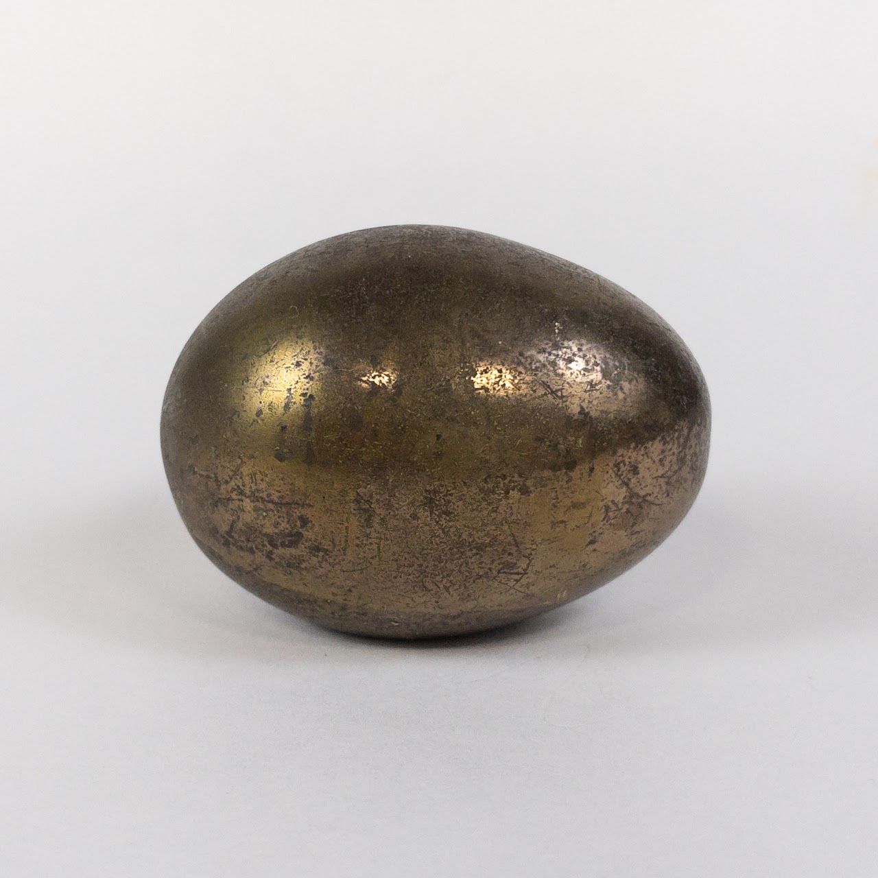 Carl Auböck Mid-Century Modern Brass Egg Paperweight