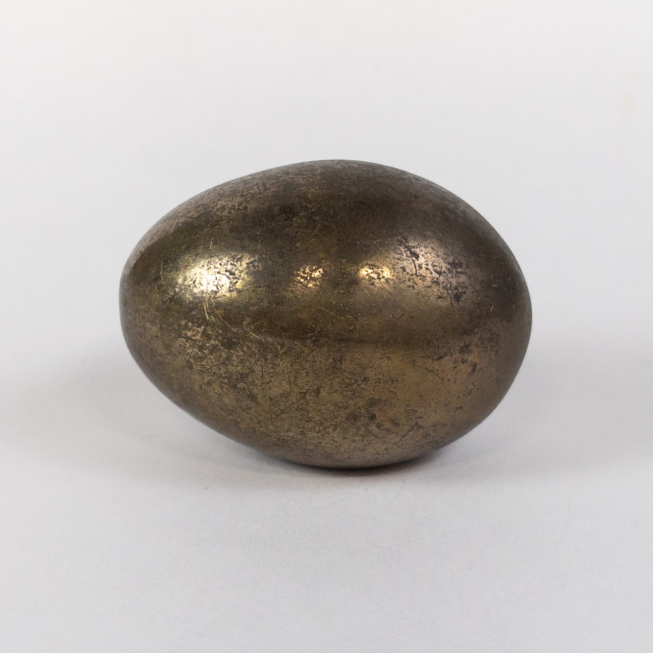 Carl Auböck Mid-Century Modern Brass Egg Paperweight