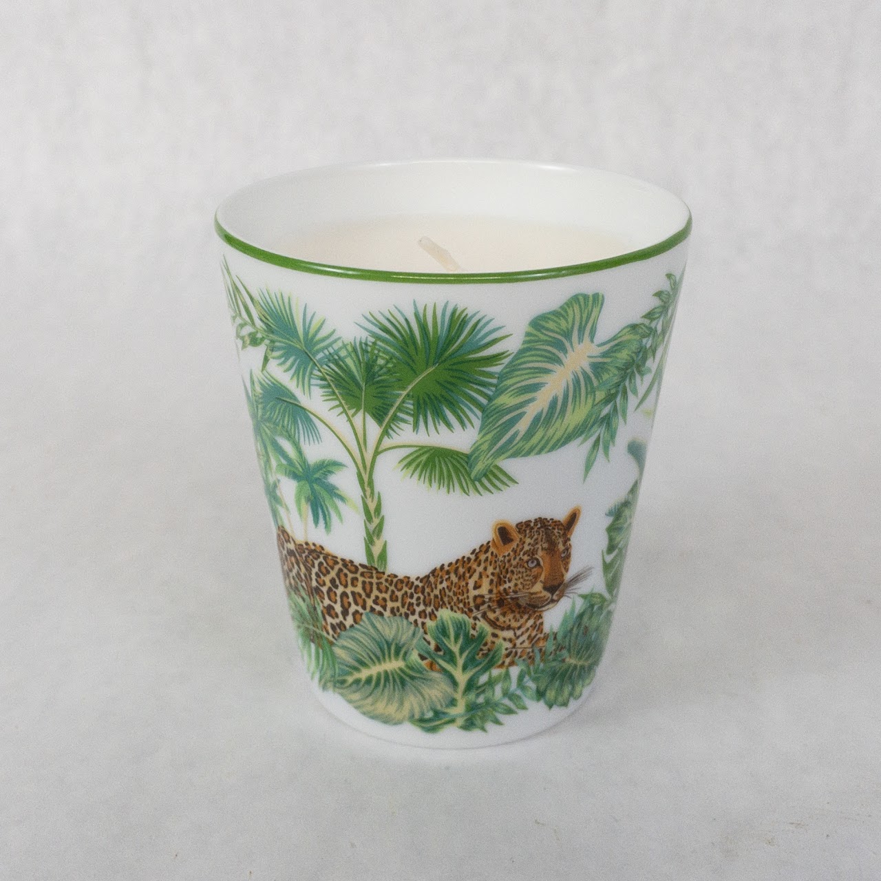 Limoges MINT Porcelain Tiger Candle Gift Set