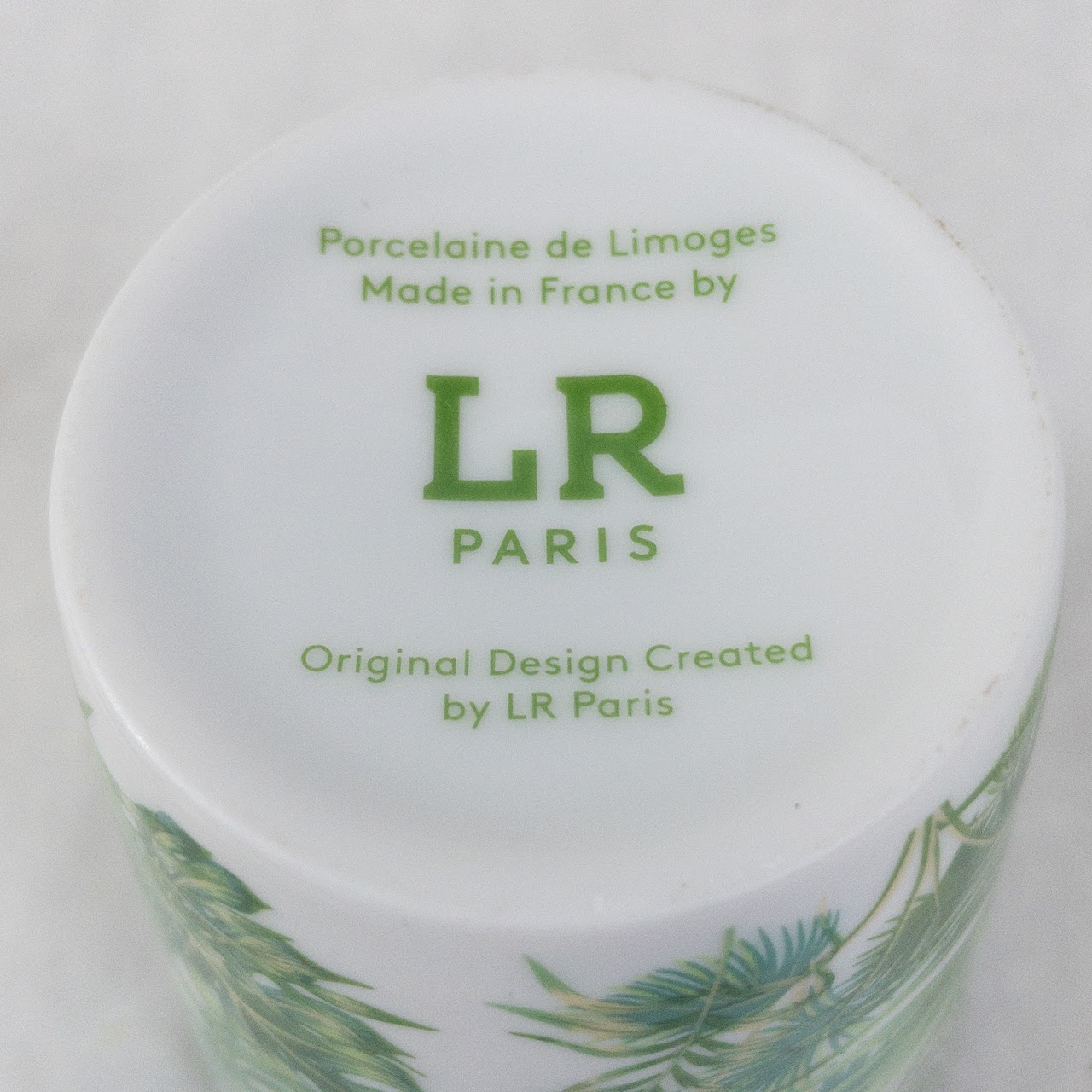 Limoges MINT Porcelain Tiger Candle Gift Set