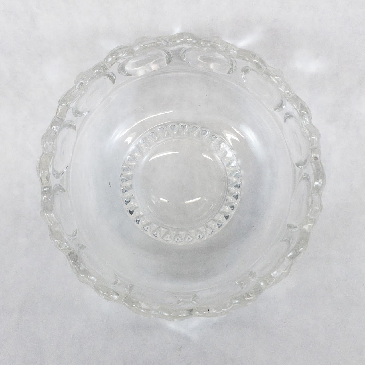 Tiffany & Co. Crystal Apple Bowl