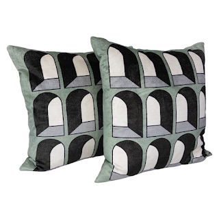 Jonathan Adler Arcade Arches Throw Pillow Pair