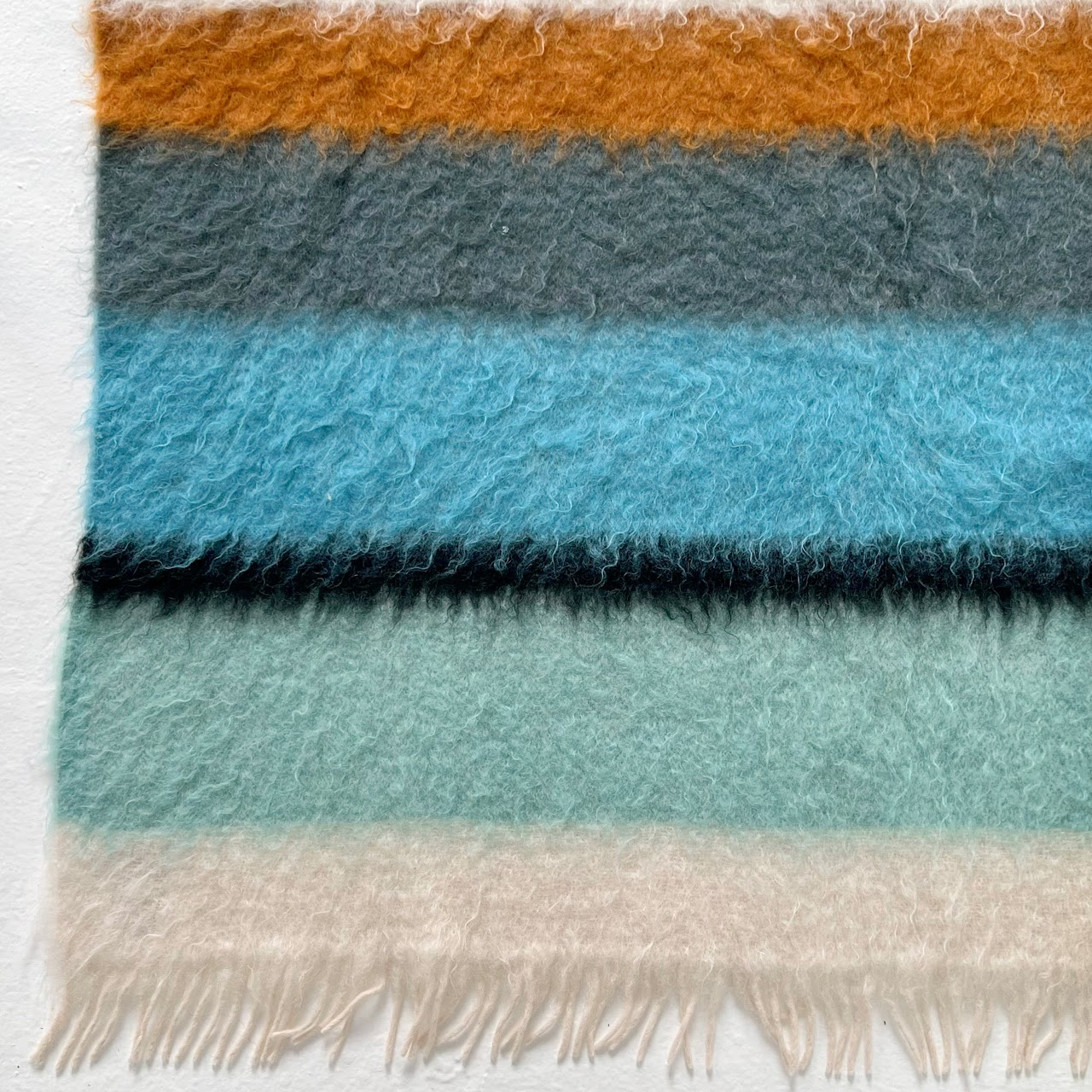 Jonathan Adler Stripe Mohair Throw