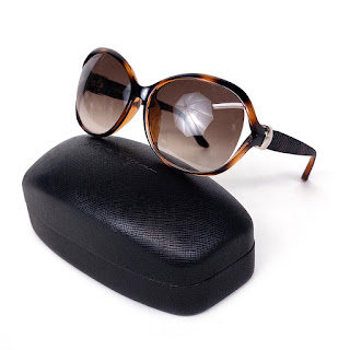 Salvatore Ferragamo Faux Tortoise Sunglasses