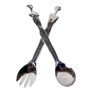 Carrol Boyes Anatomical Salad Serving Set