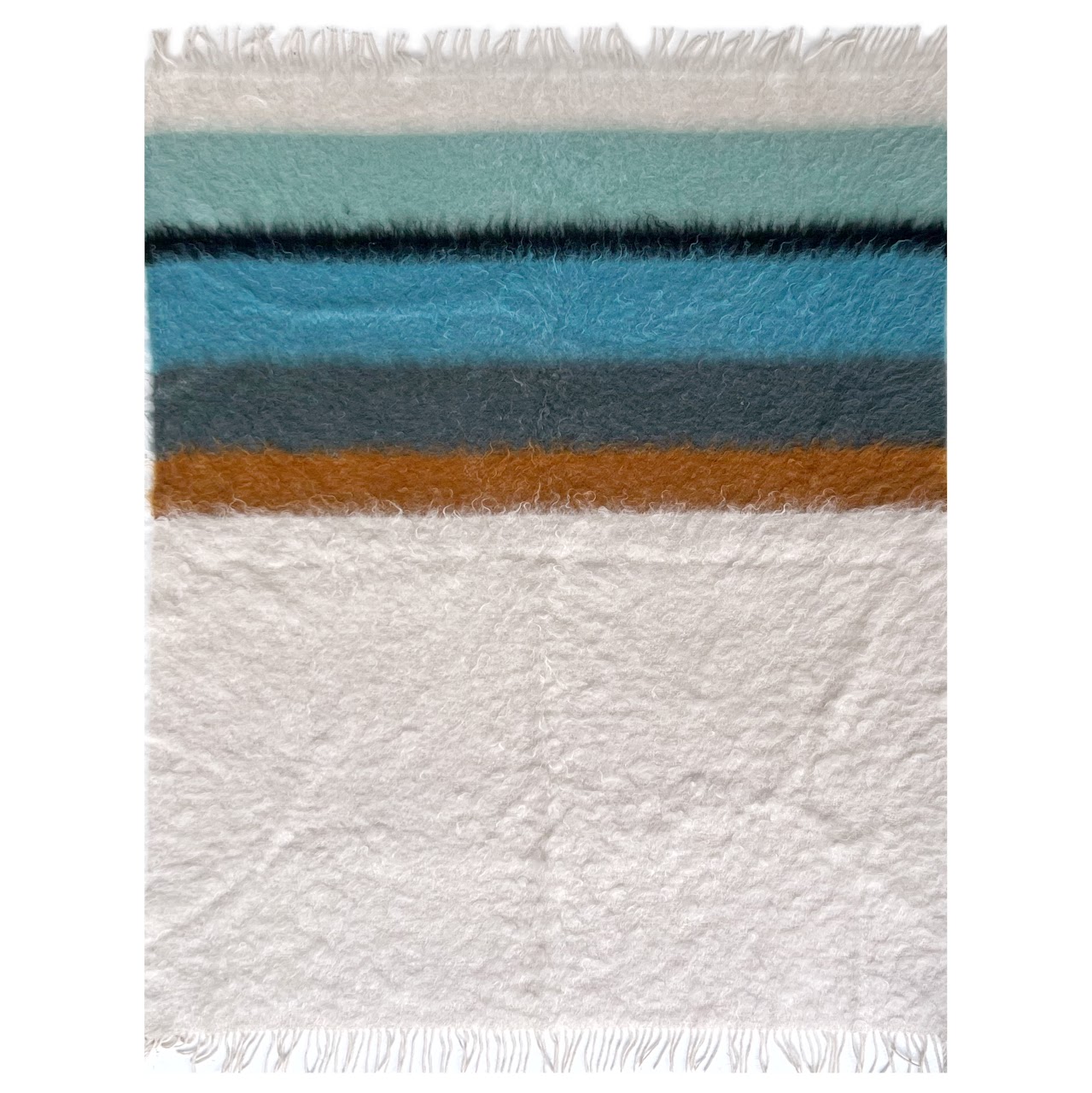 Jonathan Adler Stripe Mohair Throw