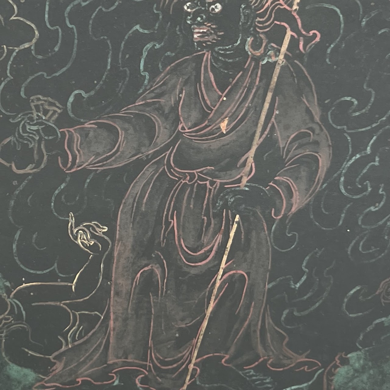 Himalayan Thangka Gouache Painting