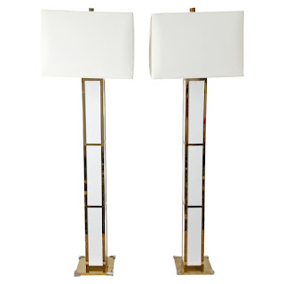 Jonathan Adler + Robert Abbey Barcelona Floor Lamp Pair