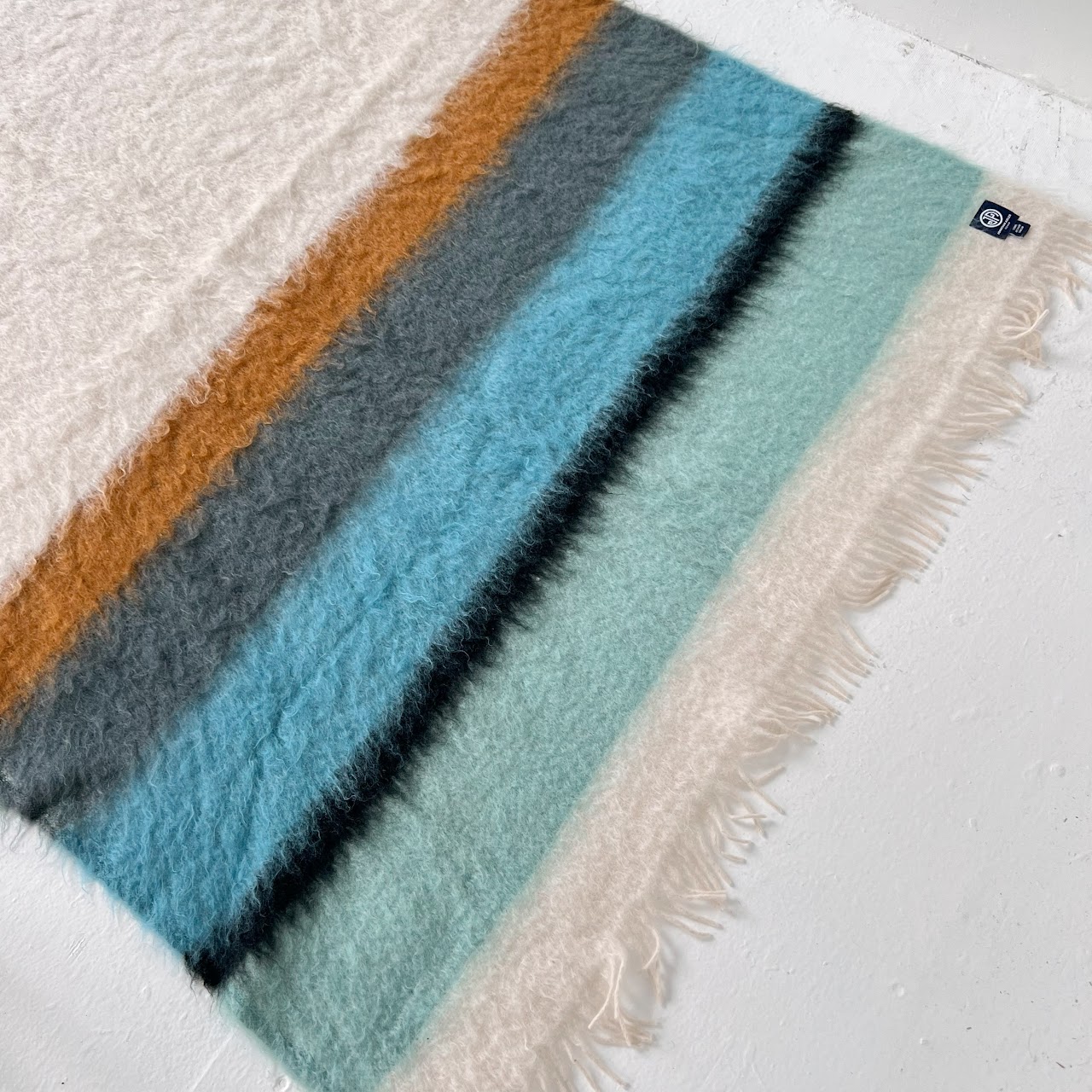 Jonathan Adler Stripe Mohair Throw