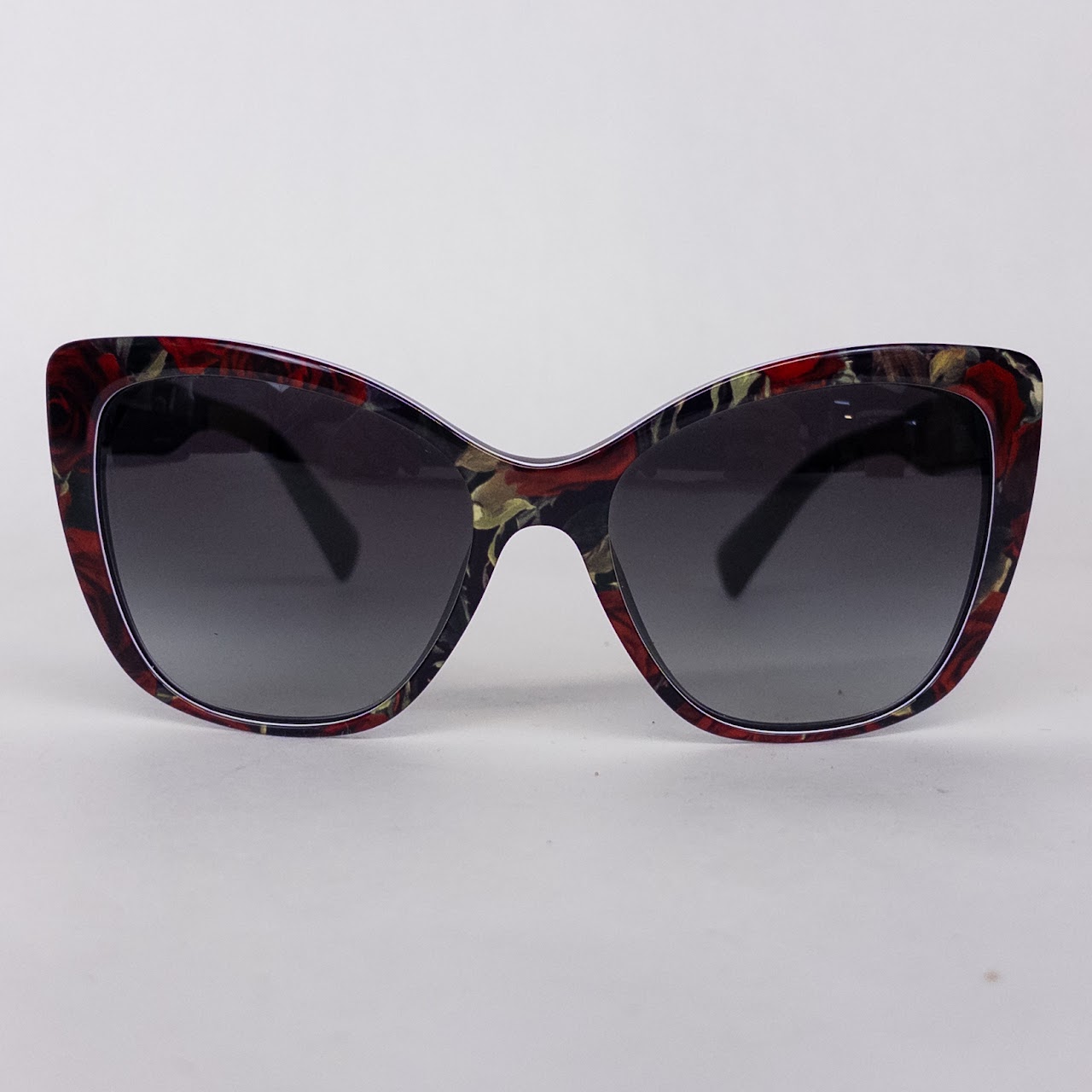 Dolce & Gabbana Rose Themed Cateye Sunglasses