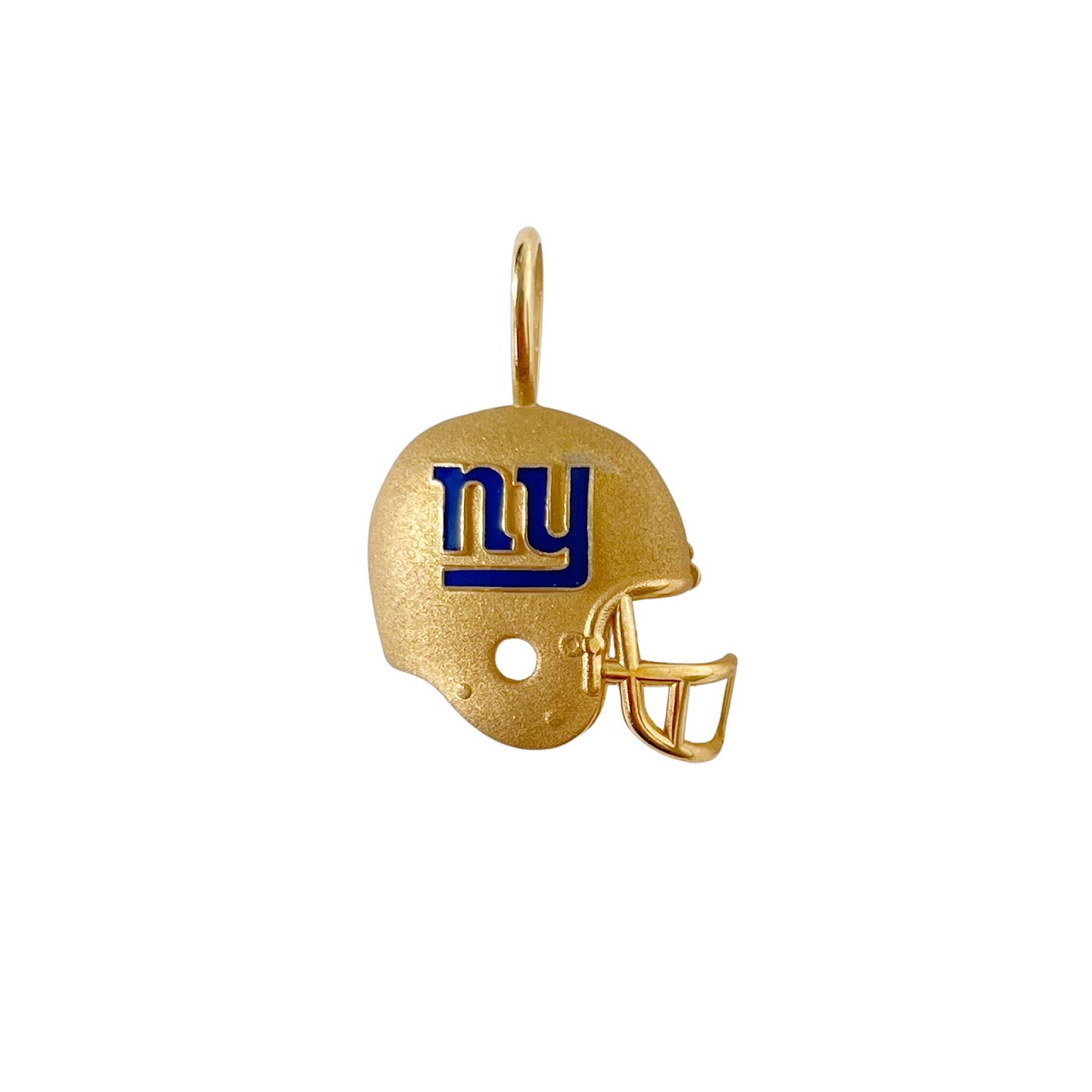 14K Gold NY Giants Charm