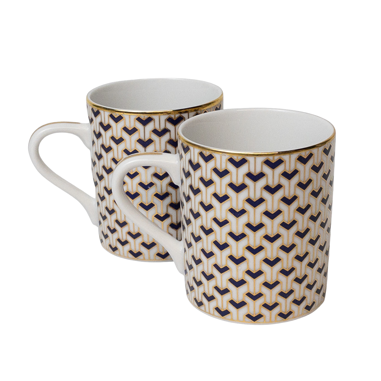 Tiffany & Co. Manhattan Blue Mug Pair