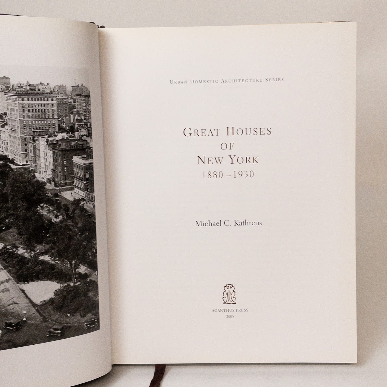 Great Houses of New York: 1880-1940 First Edition Book