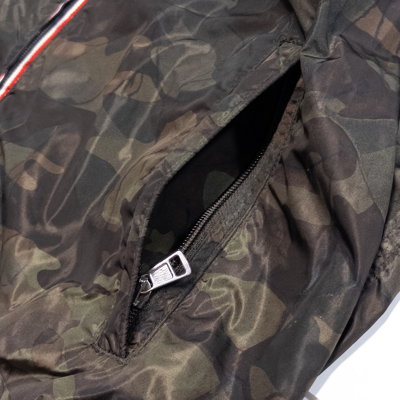 Moncler Nath Camouflage Hooded Windbreaker Jacket