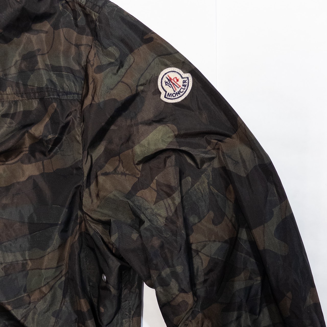 Moncler Nath Camouflage Hooded Windbreaker Jacket