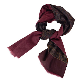 Givenchy Monsieur Lined Silk Scarf