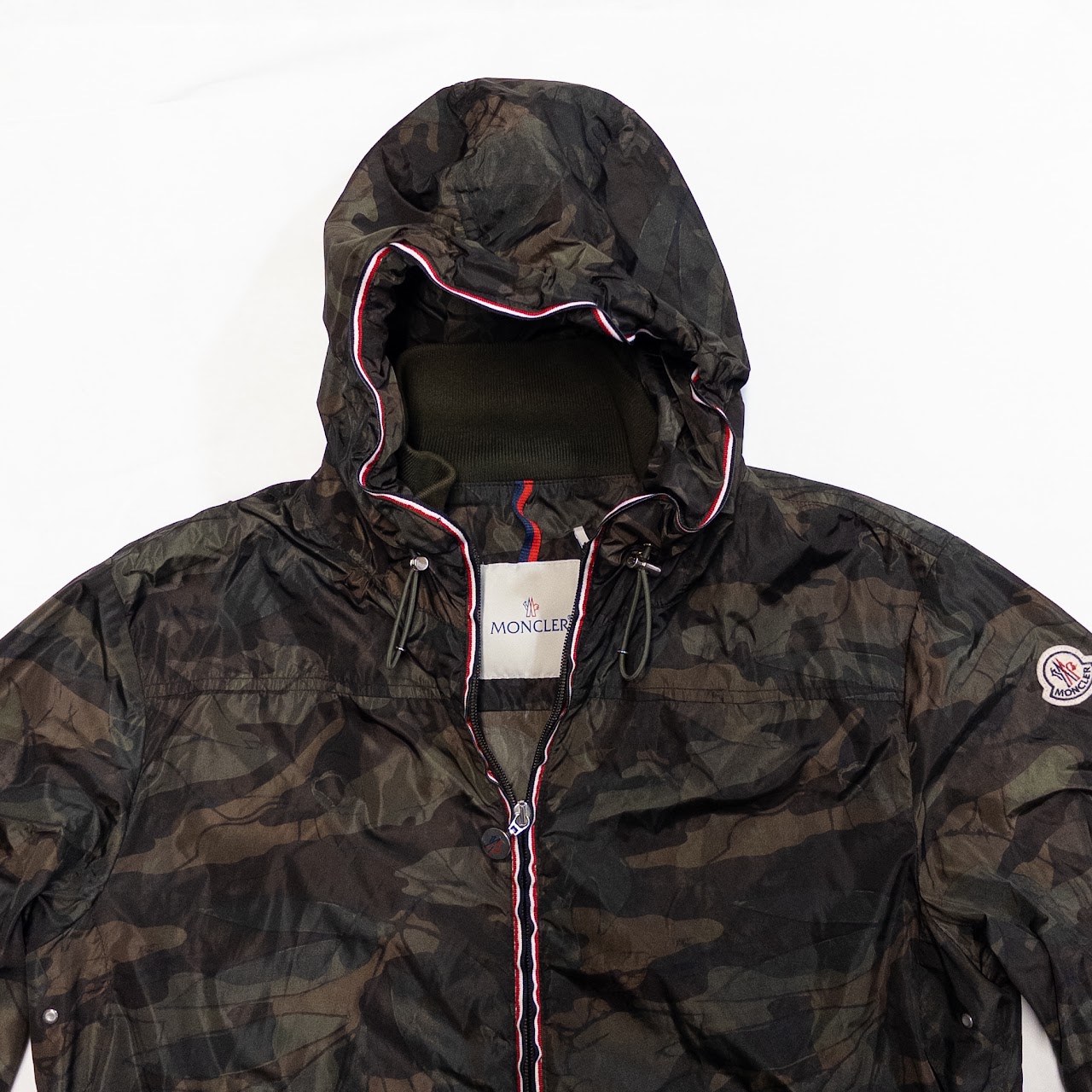 Moncler Nath Camouflage Hooded Windbreaker Jacket